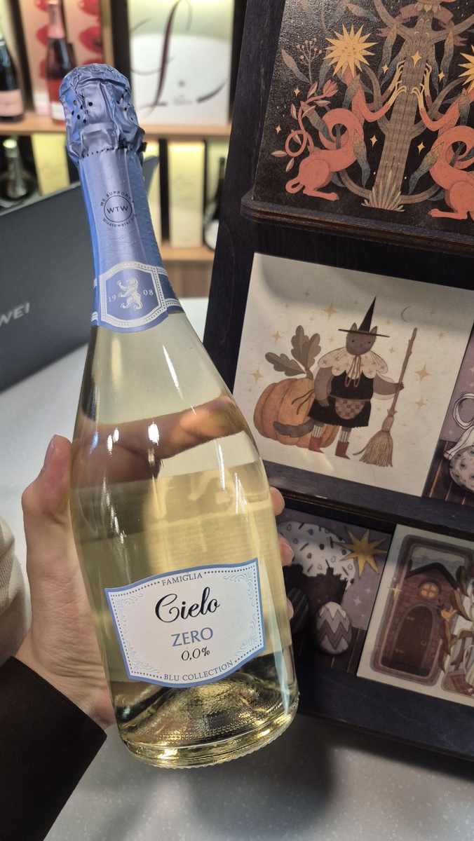 Безалкогольное игристое из италии