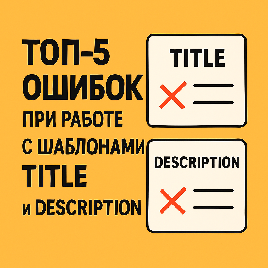 Ошибки при работе с шаблонами Title и Description