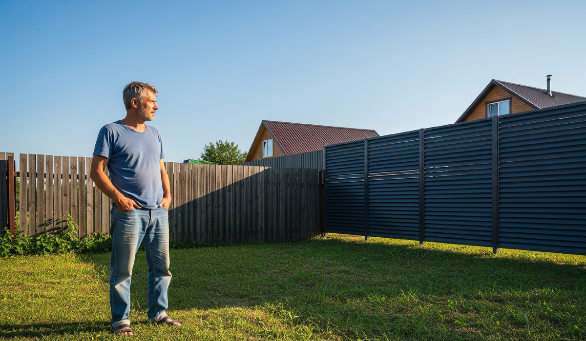 Забор-жалюзи у соседа. Есть ли чему завидовать?