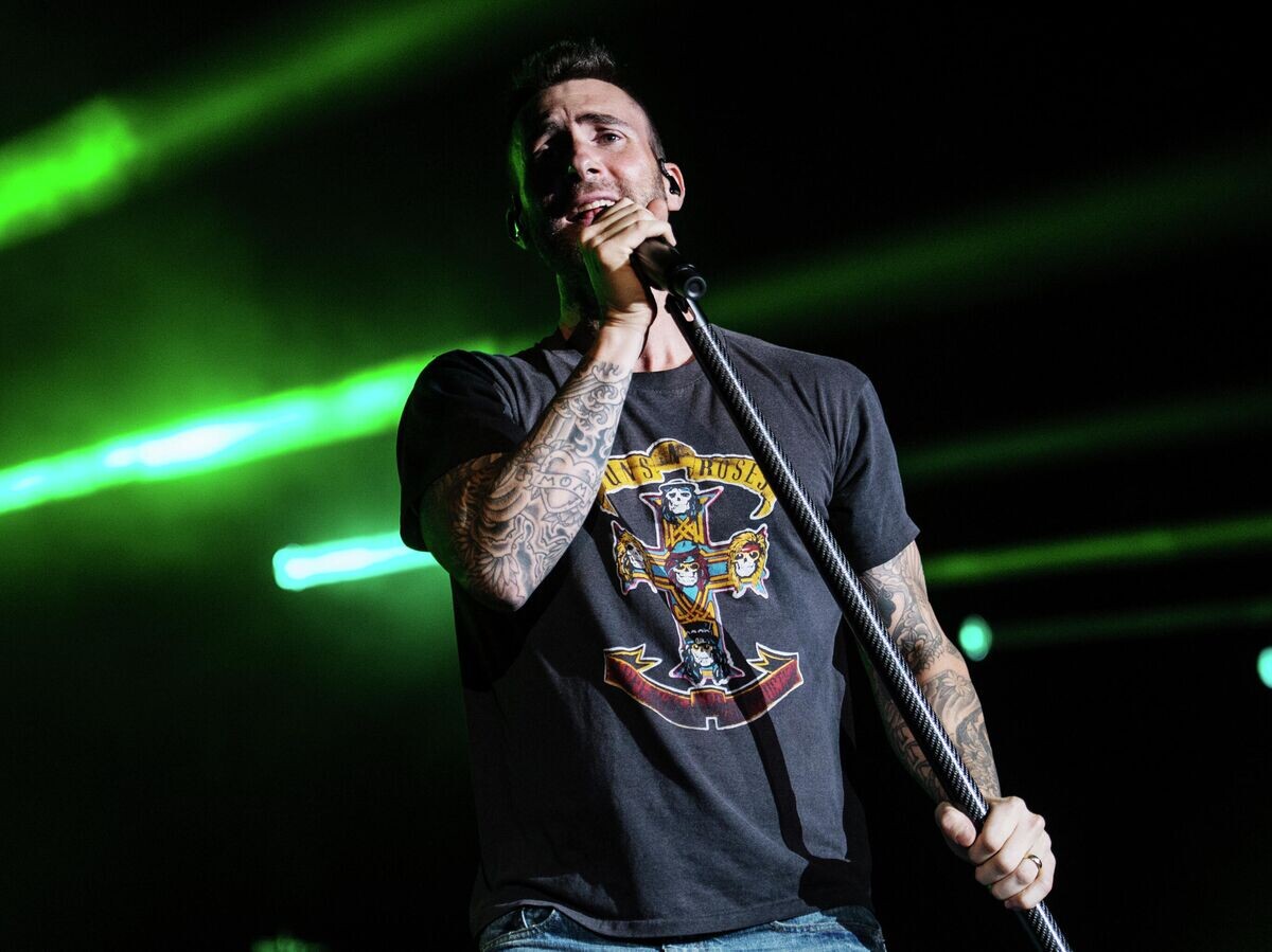    Вокалист группы "Maroon 5" Адам Левин © РИА Новости / Евгения Новоженина