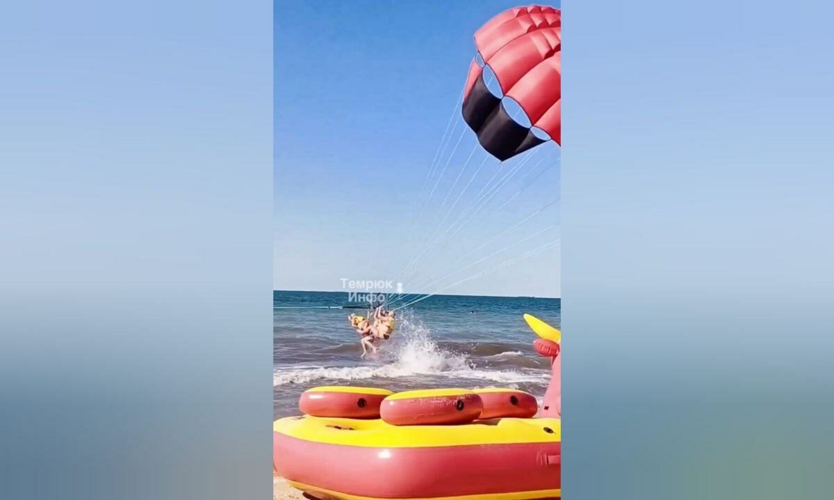    Скриншот видео t.me/temruk_info