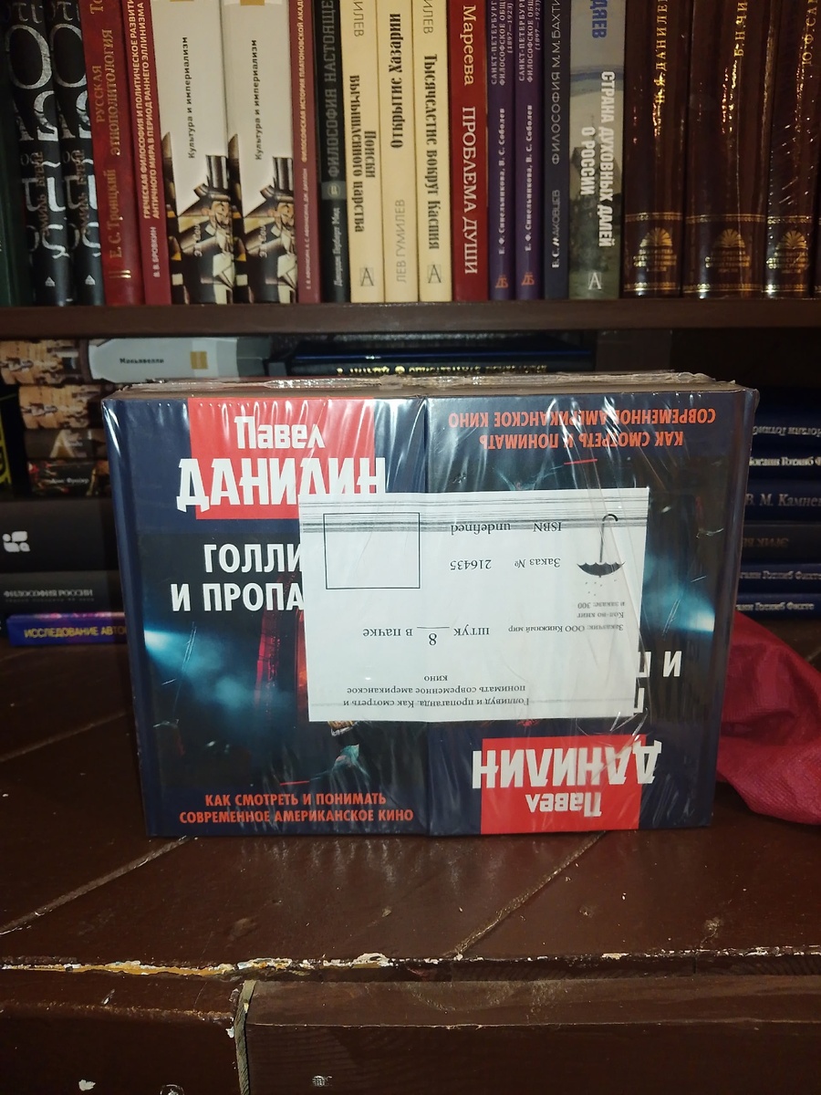 Книга Павла Данилина "Голливуд и пропаганда. Как смотреть и понимать современное американское кино". Фото автора. 