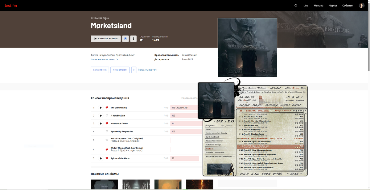 Отличный альбом в стиле Dark Ambient, атмосфера для творческой медитации.