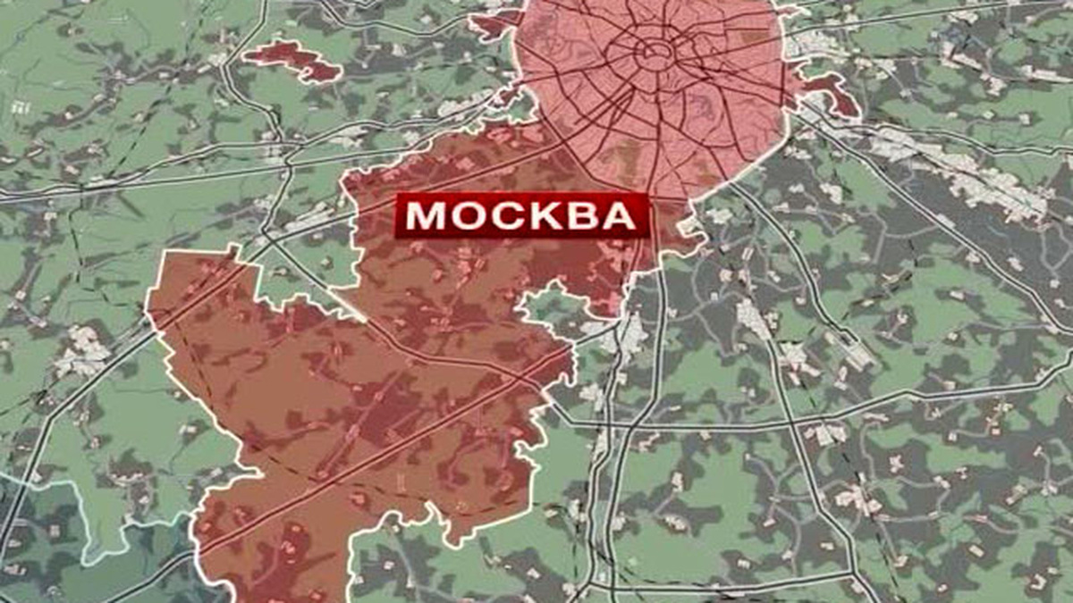 Новая Москва на карте
