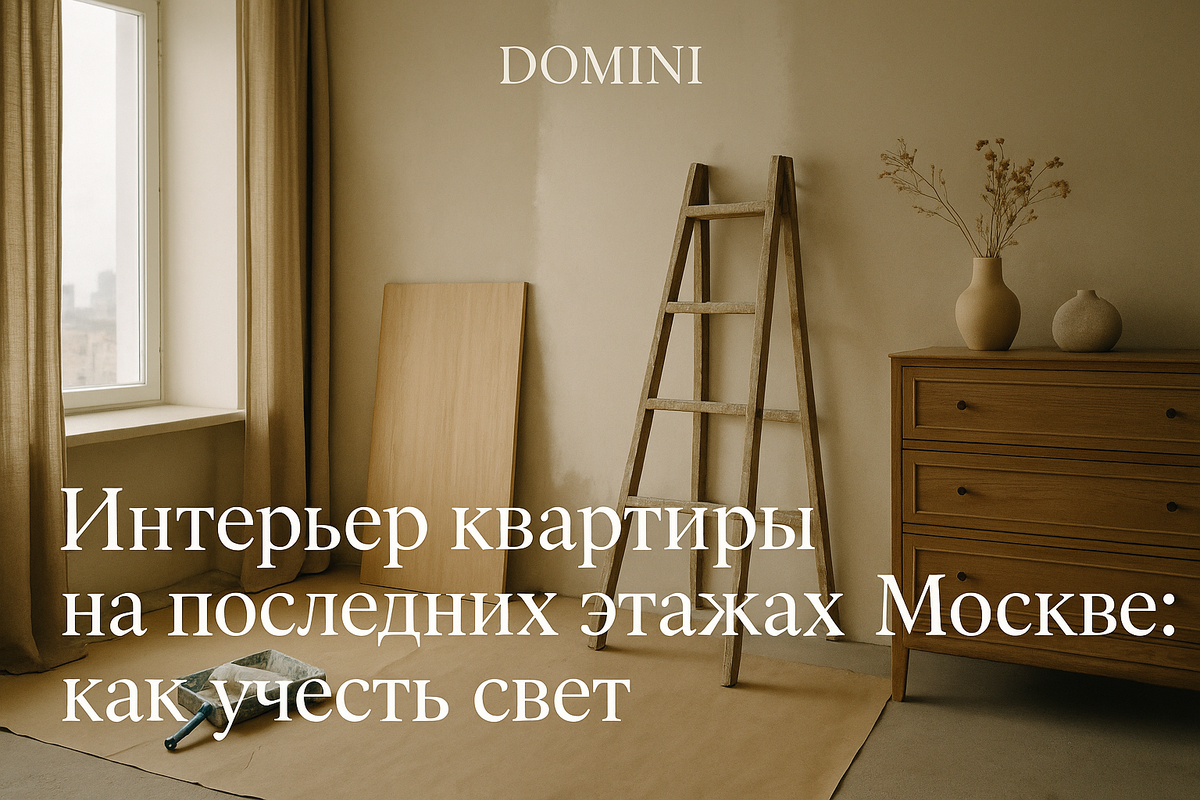    Создание стильного интерьера на последних этажах в Москве