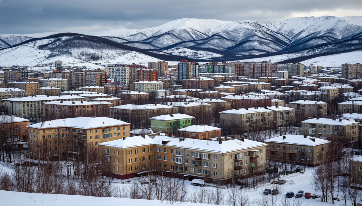 Магадан. Картинка сгенерирована ИИ