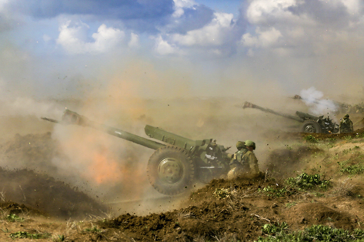 ВС РФ продолжают наступление, поражая живую силу и технику противника в Донбассе.  Фото: Фото: пресс-служба Министерства обороны Российской Федерации / mil.ru