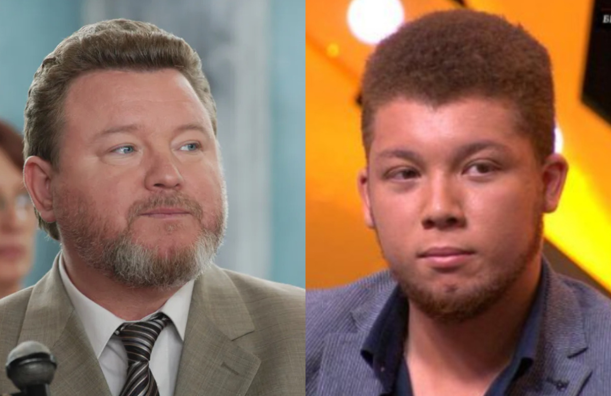 на фото Михаил Евдокимов и его внебрачный сын Даниил 