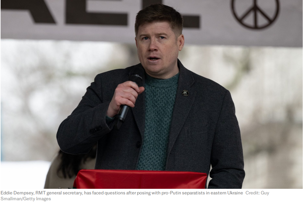    «Грань ядерного Армагеддона». Британский транспортный профсоюз призвал к миру и прекращению поставок оружия Украине