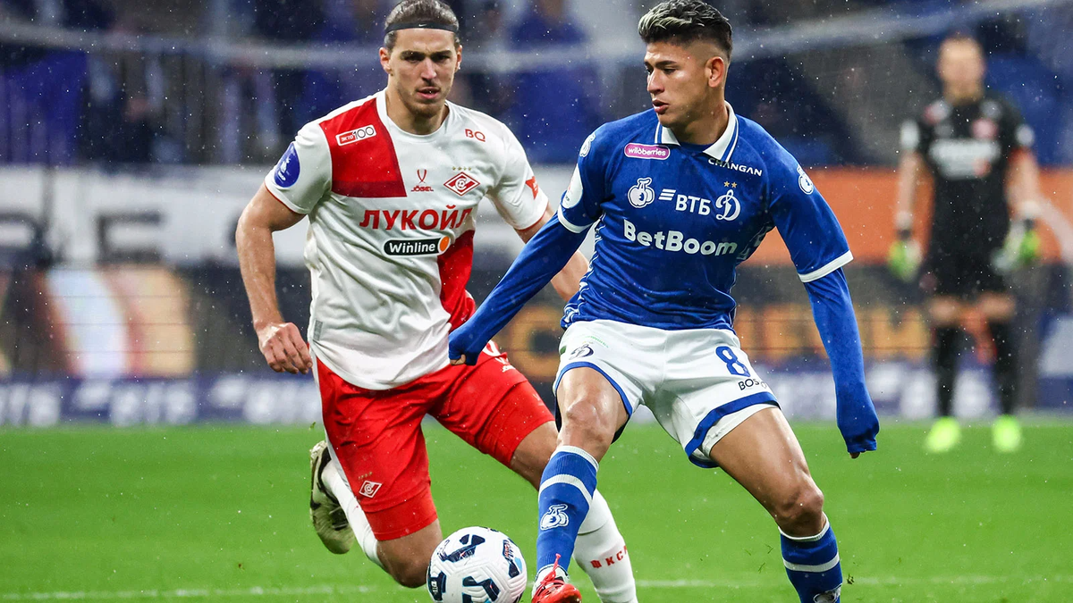 Игра «Динамо» - «Спартак» (Фото Сергея Фадеичева / ТАСС)