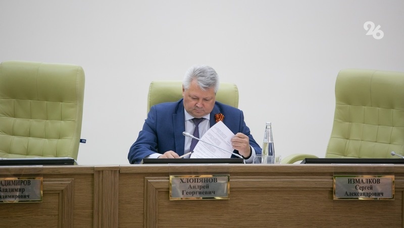    Первый зампред правительства Ставрополья Андрей Хлопянов Фото: Валерия Алтухова / / ИА «Победа26»