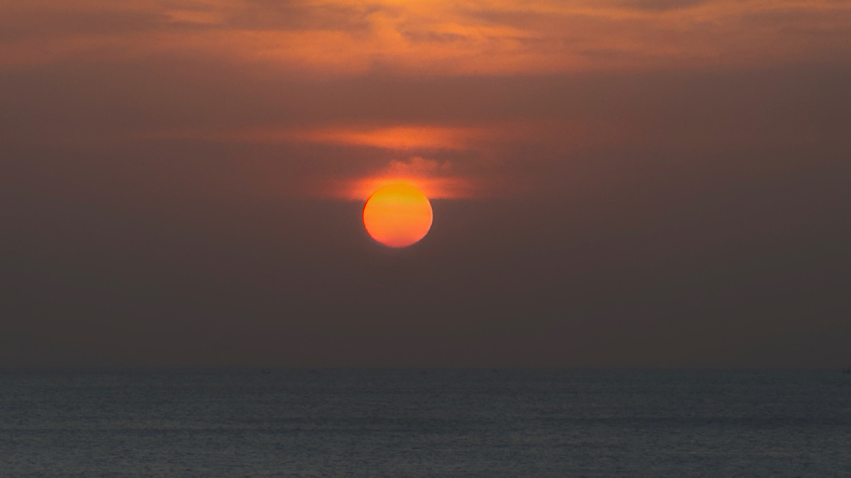 Это у нас сегодня такой закат был 