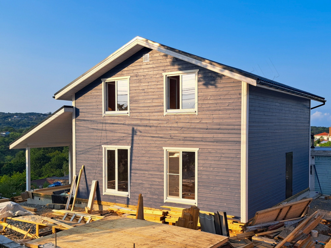 Дом из бруса в селе Черешня