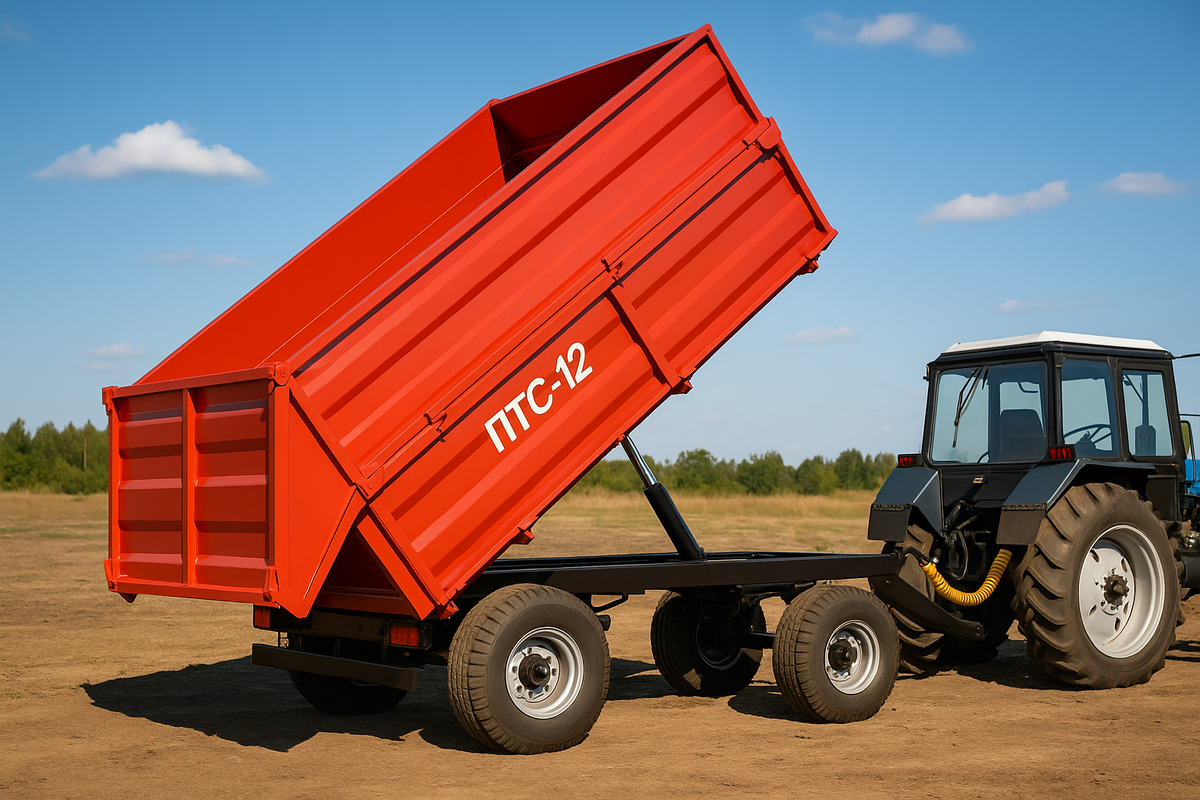 Прицеп самосвальный ПТС-12
