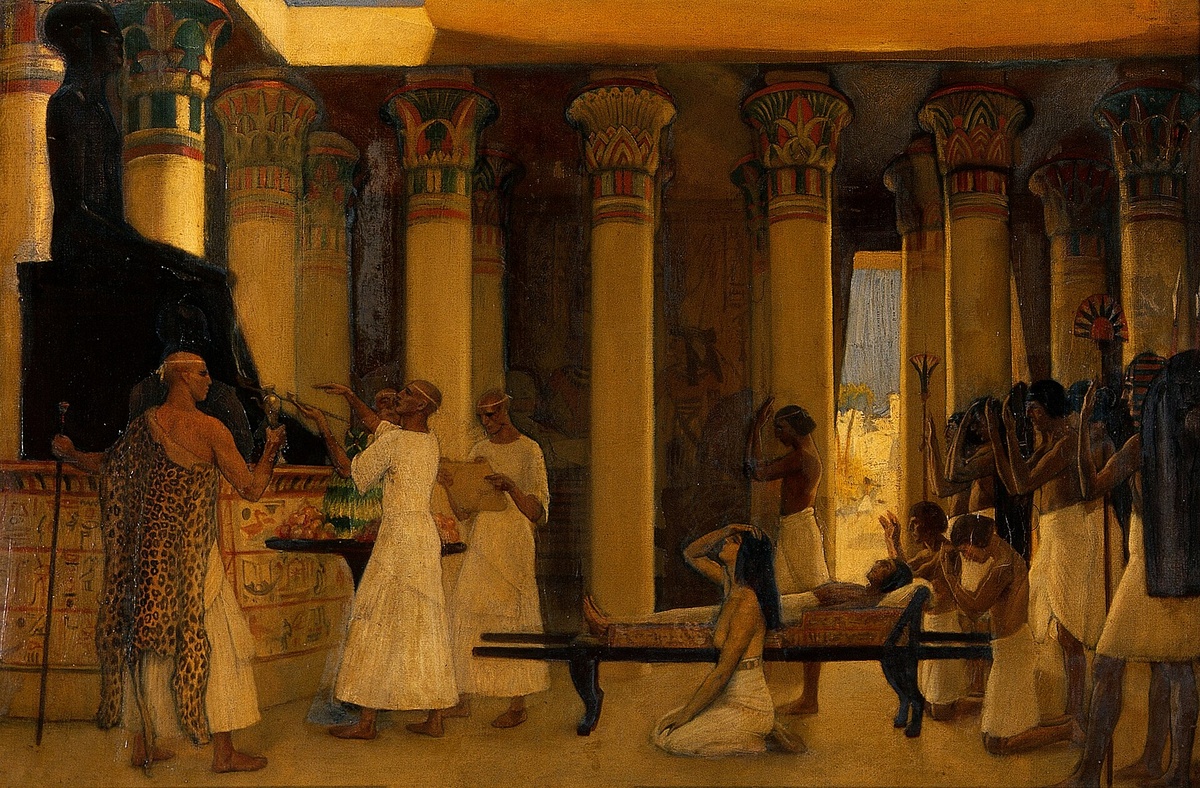 Эрнест Борд (1877—1934) Призвание Имхотепа, бога врачевания