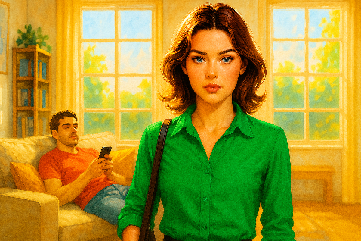 Муж лежит на диване, генерируя идеи, пока я вкалываю по 14 часов