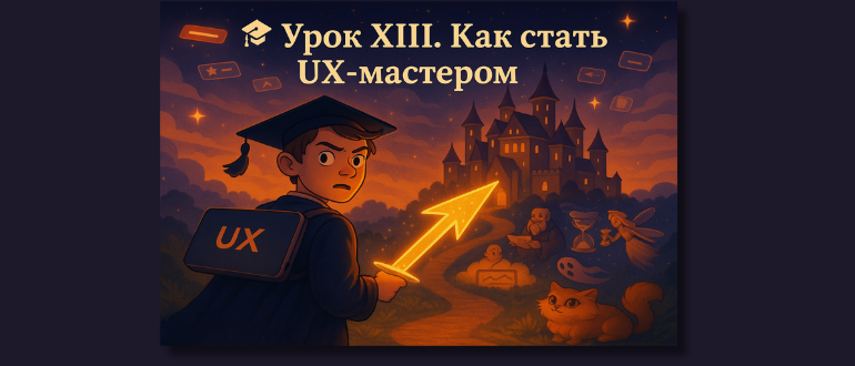 UX-мастерство — это не конечная точка. Это путь. Иногда по граблям, но с хорошим интерфейсом под ногами