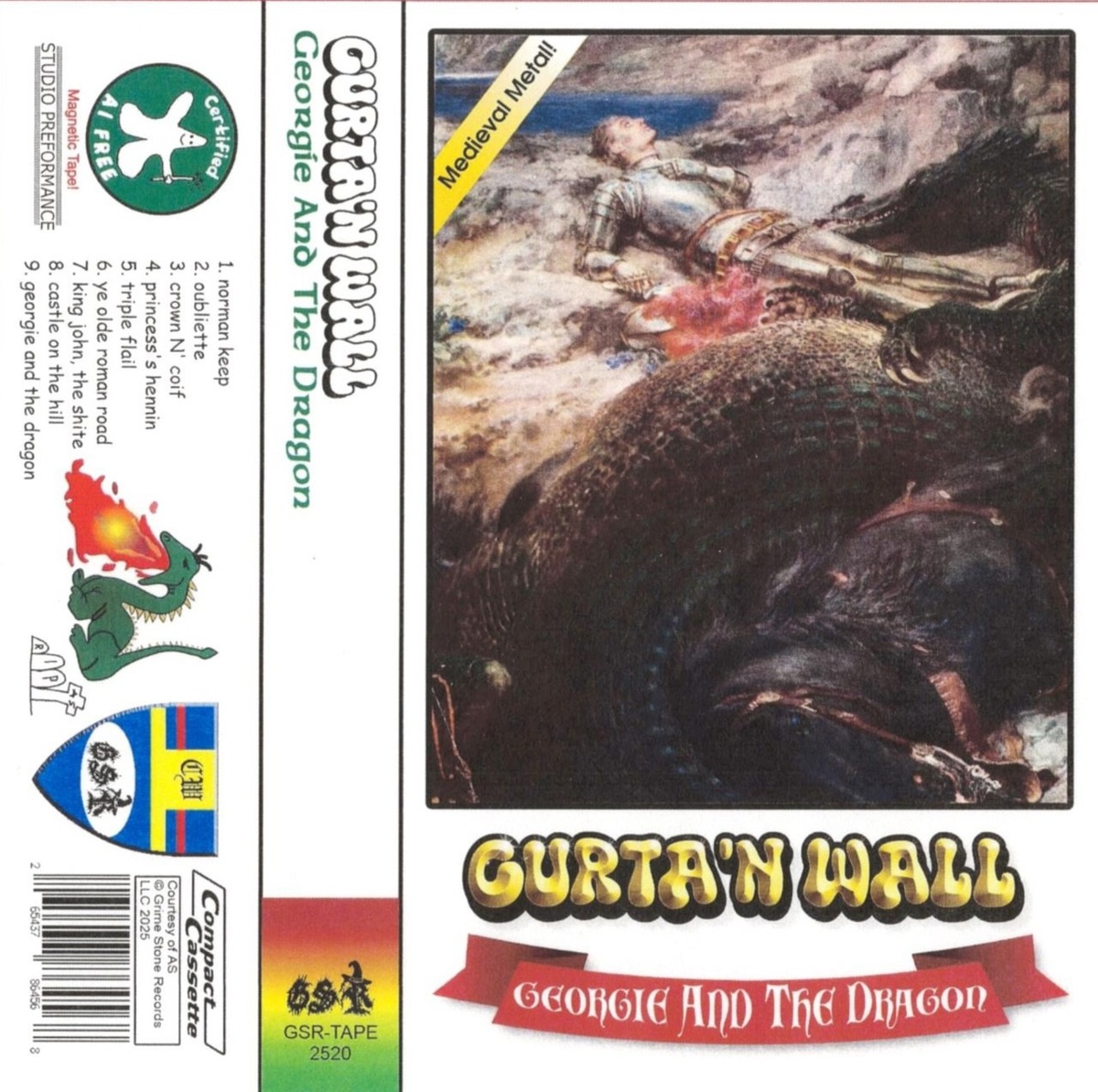 Обложка альбома Curta’n Wall 2025 Georgie And The Dragon