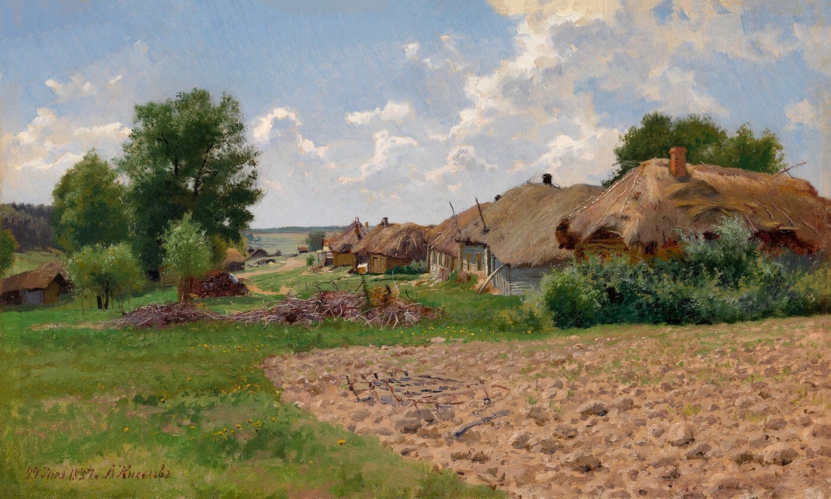"Деревушка". 1887 год.