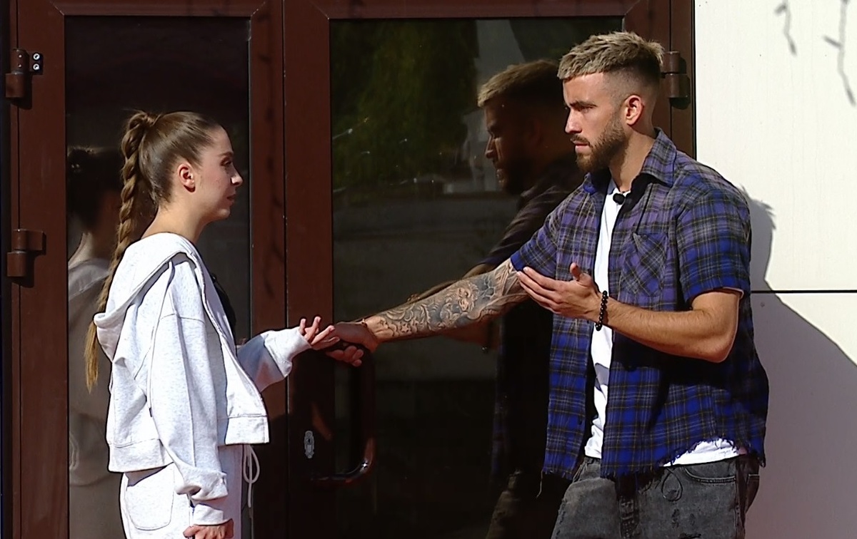 Игорь Григорьев и Катя Квашникова (фото из эфира на «Okko»)