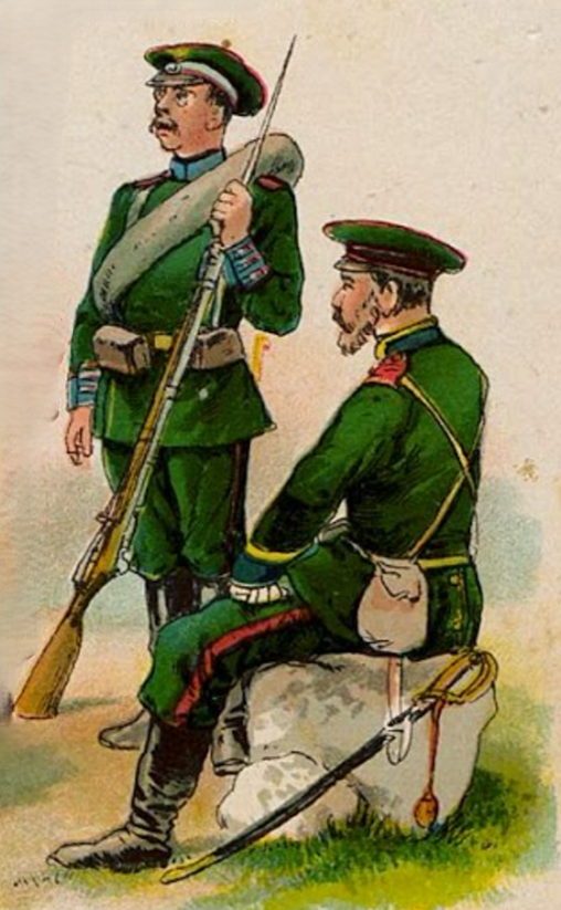 Пехотинец Infanterist.  и Артиллерист Artillerist. 
