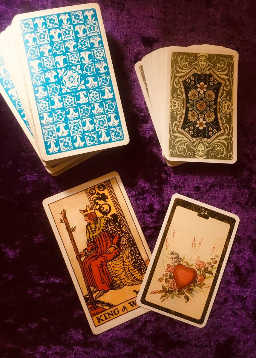 Фото автора. 1 вариант расклада 