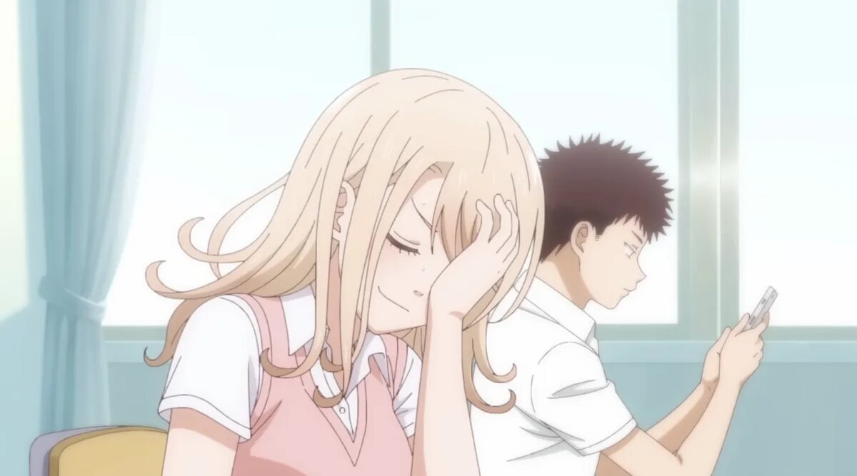 Кадр из аниме «Мэдака Куроива не понимает моей привлекательности»   📷