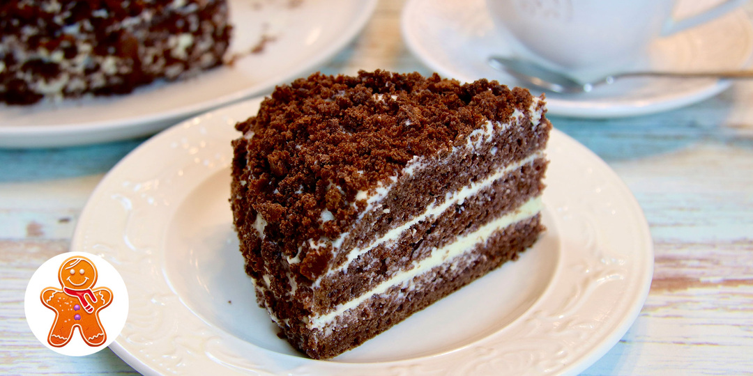 Домашний торт на кефире 🎂 Просто и очень вкусно