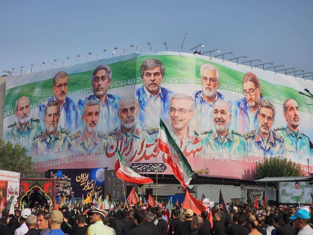 Тегеран. Прощание с погибшими в результате агрессии Израиля  