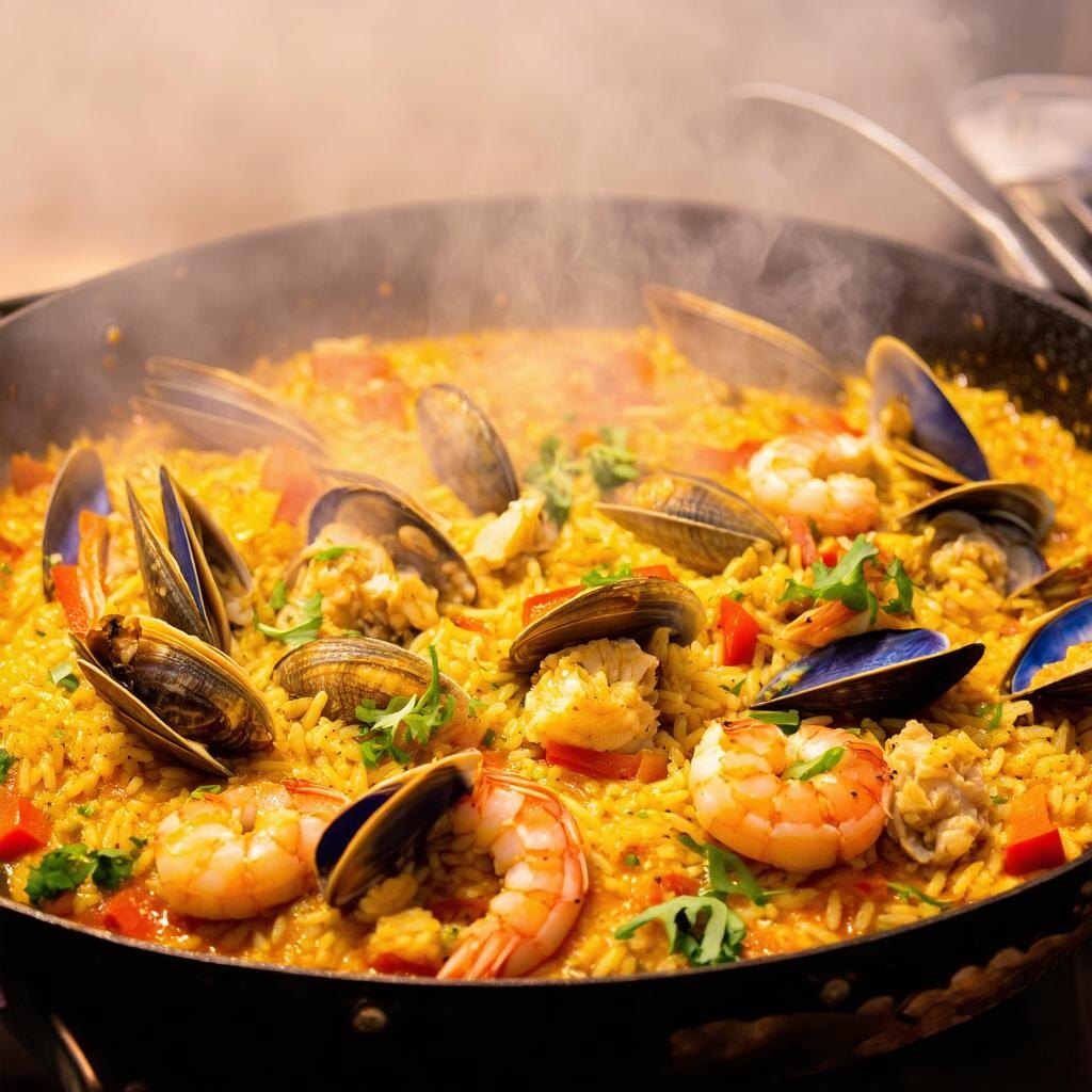 Традиционная испанская паэлья 