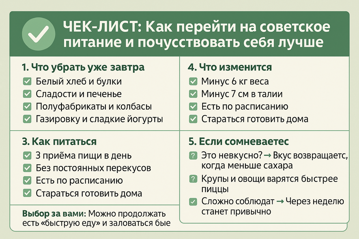 Распечатай и повесь на холодильник