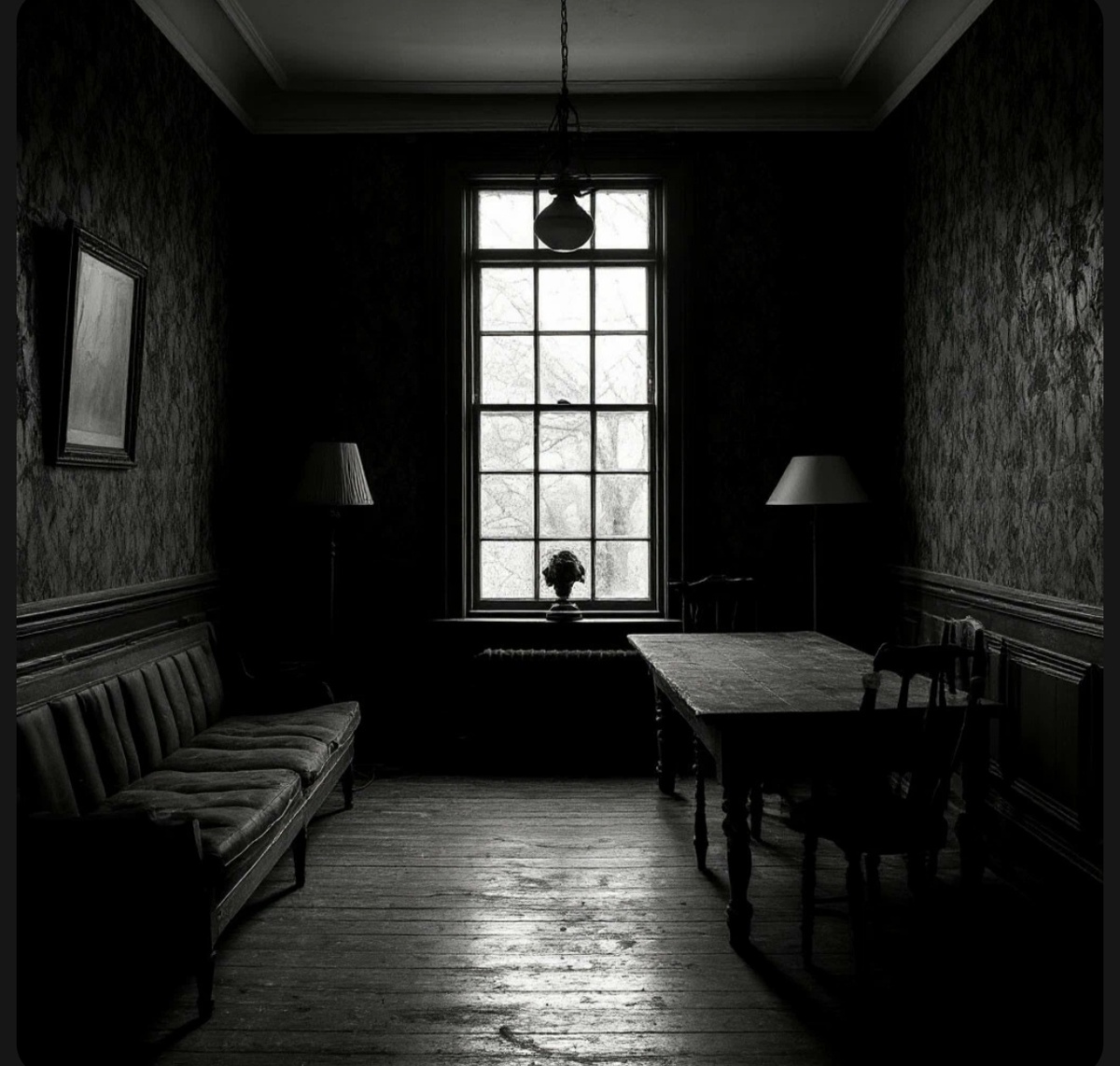 Однажды в темной комнате жил маленький мальчик по имени Сэм. Он был очень любознательным и всегда хотел узнать больше о мире вокруг него. Но в этой комнате было темно, и он не мог видеть ничего, кроме своих рук, когда он протягивал их перед собой.

Сэм был очень напуган, потому что он не знал, что может скрываться в темноте. Он слышал странные звуки, которые, казалось, доносились из углов комнаты. Он чувствовал, что кто-то наблюдает за ним, но не мог никого увидеть.

Однажды ночью, когда его родители спали, Сэм решил исследовать комнату. Он взял фонарик и пошел в темную часть комнаты. Но когда он включил фонарик, то увидел нечто ужасное.

В углу комнаты стоял большой черный кот. Он смотрел на Сэма своими зелеными глазами и шипел. Сэм был напуган и хотел убежать, но кот прыгнул на него и начал царапать его лицо.

Мальчик закричал и упал на пол. Он не мог двигаться, потому что кот держал его своими когтями. И вдруг в комнате стало еще темнее, чем обычно.

Когда Сэм открыл глаза, он увидел, что его комната была наполнена дымом. Его родители кричали и бегали по комнате, пытаясь найти источник пожара.

Позже Сэм узнал, что пожар начался из-за того, что он играл со спичками. Он понял, что не стоит играть со спичками в темной комнате, особенно если там есть кот, который может быть опасен.

Эта история научила Сэма тому, что в темноте может скрываться много опасностей, и что нужно быть осторожным и внимательным.