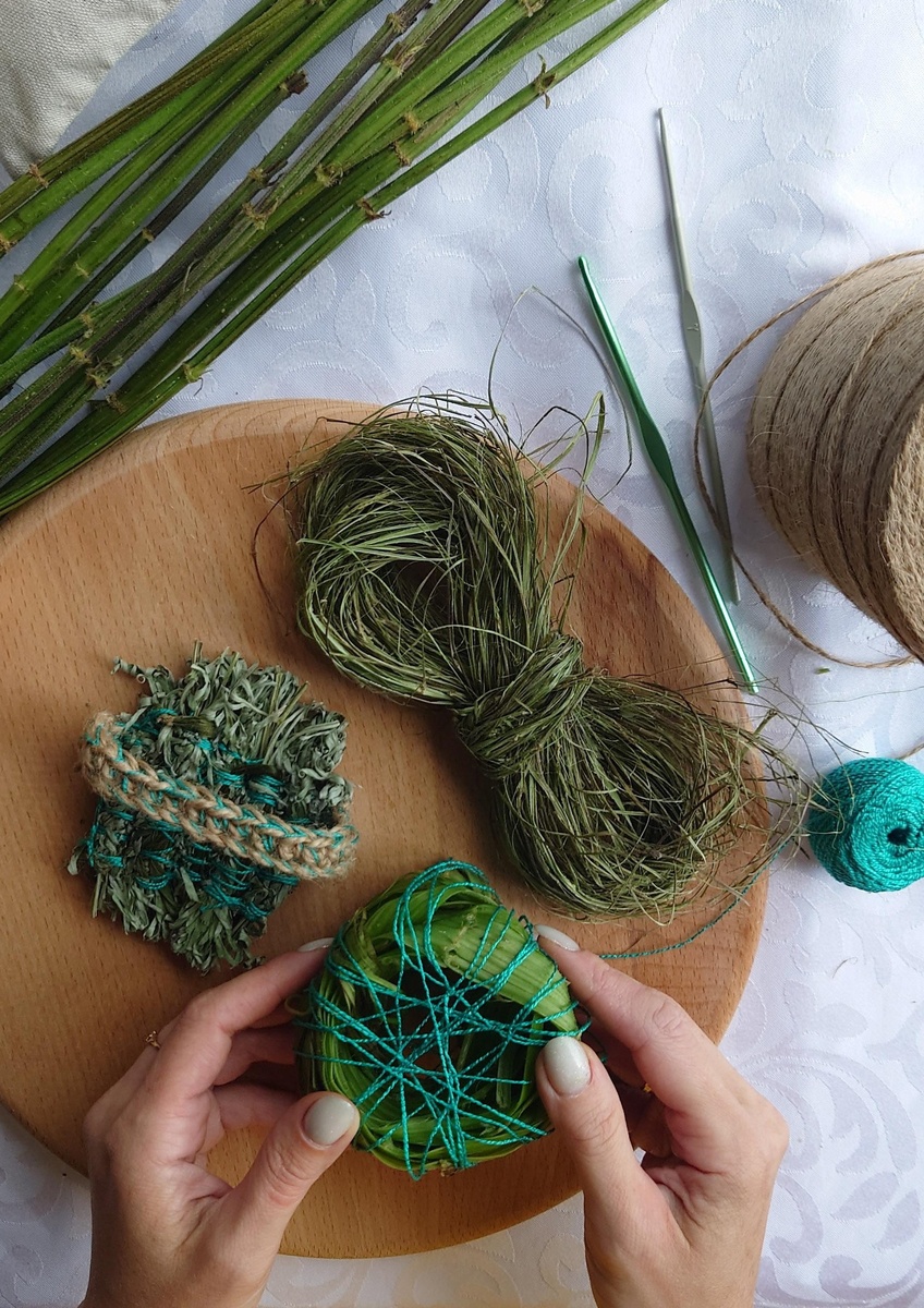 Мочалки из крапивы