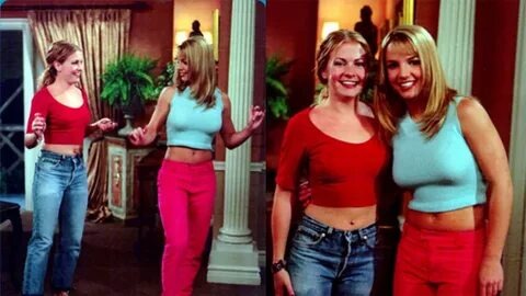 Мелисса Джоан Харт, та самая Сабрина, из молодёжного сериала прошлого "Сабрина-маленькая ведьма". Бритни также исполнила роль (самой себя) в одном из эпизодов 4 сезона магической комедии. Девушки вместе изобразили хореографические движения из трека "Crazy" в сериале. 