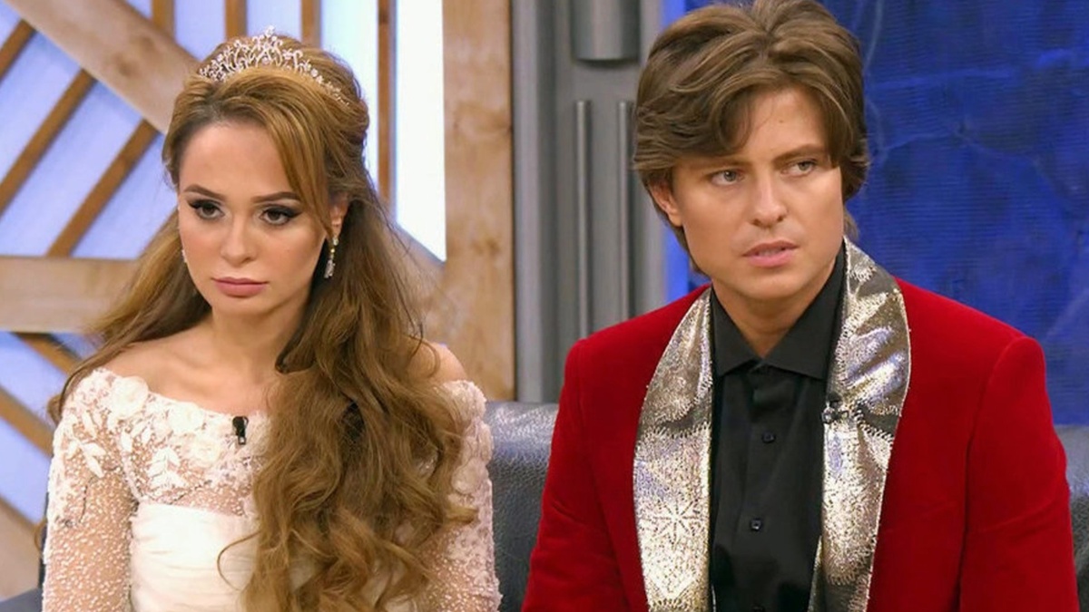 Анна Калашникова и Прохор Шаляпин на ток шоу Андрея Малахова «Пусть говорят», 2016 год