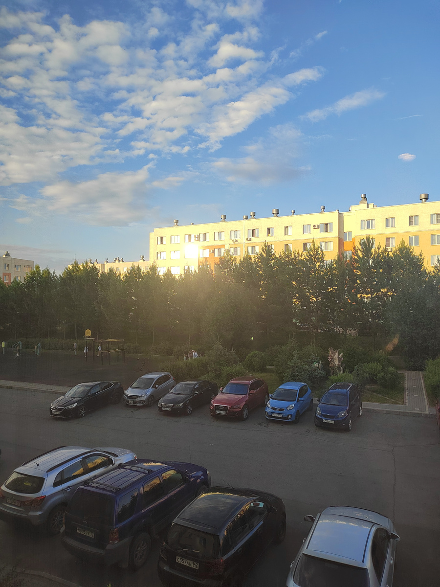 Вид из дома    