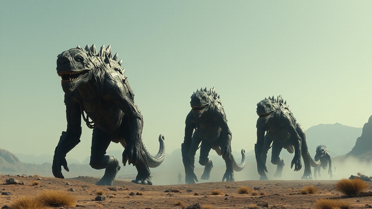 Представте что такие существа могут ходить по планете