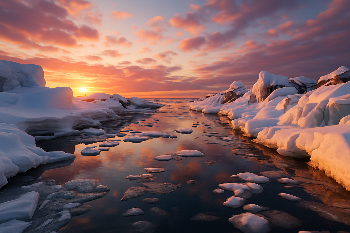 Северный закат. Когда время перестаёт существовать.