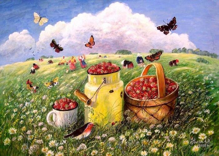 художник Александра Гурьева-Сажаева