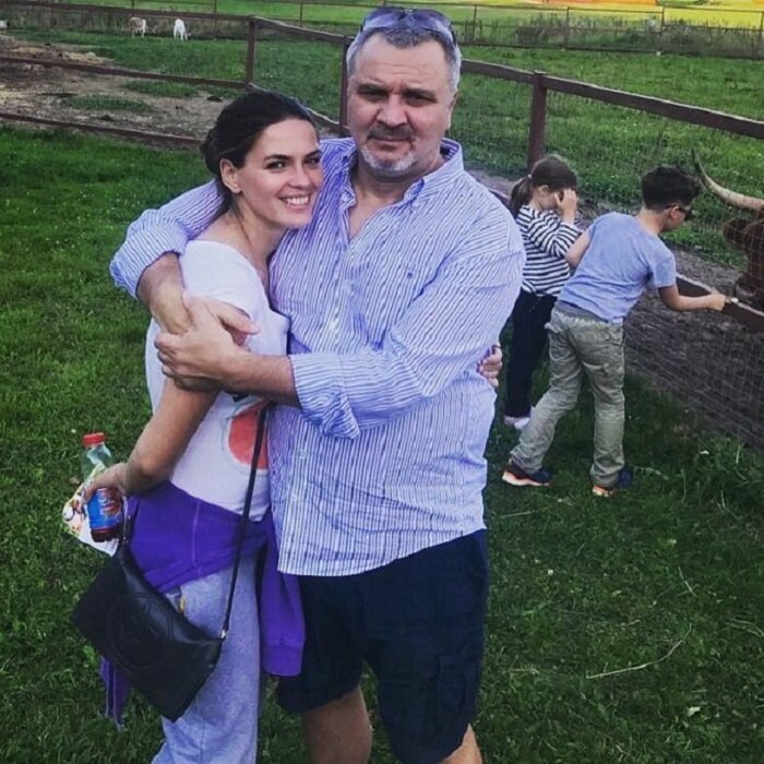 Юлия Галкина с мужем
