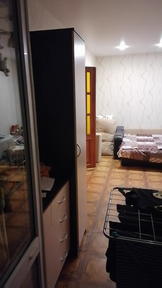 Вид на нашу комнату со стороны лоджии