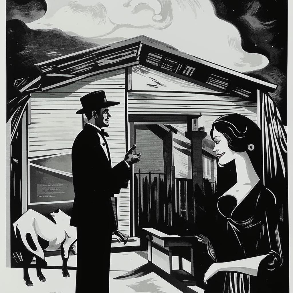 Изображкнмек сгенерировано ИИ Кандински 3 по отрывку из запроса.