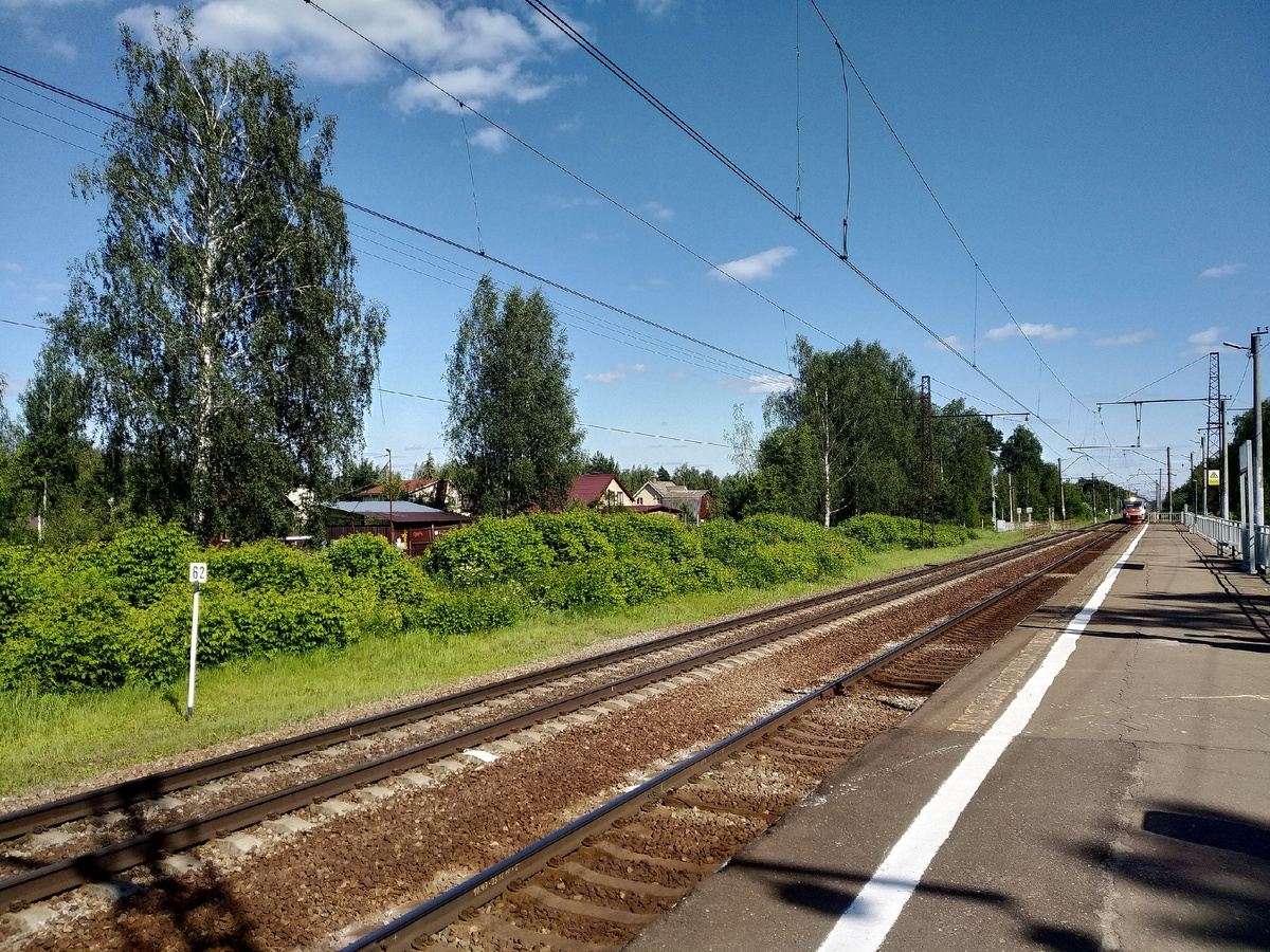 Пл. "63 км" в июне 2025 года, фото автора
