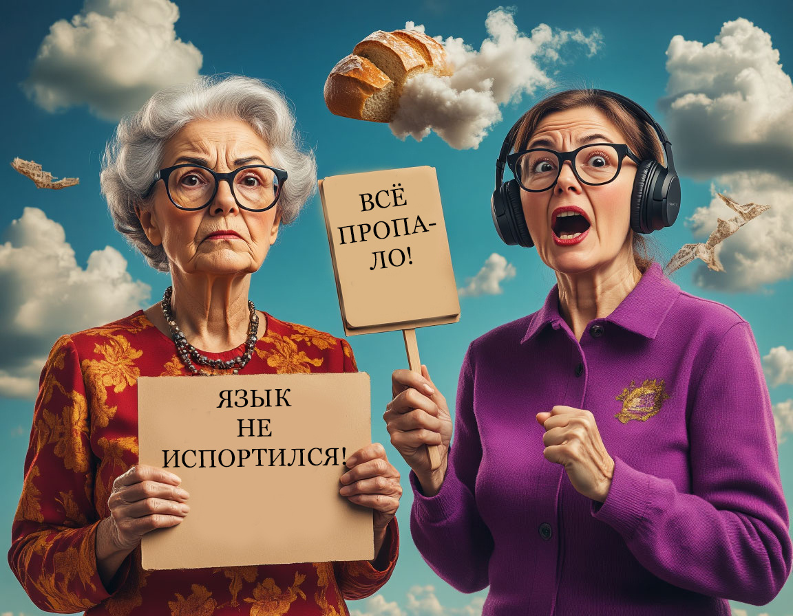 Бабушка против блогера