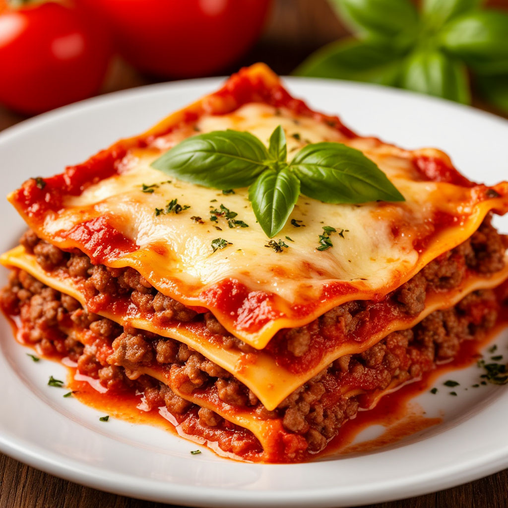 Лазанья с мясом