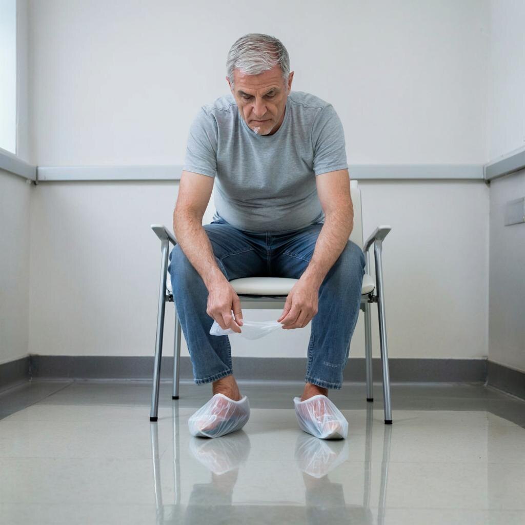 «Что болит?». «Спина болит!». «Ещё без бахил зайдёшь, ноги сломаю! Ещё и ноги болеть будут."                                     Шутка из народа.