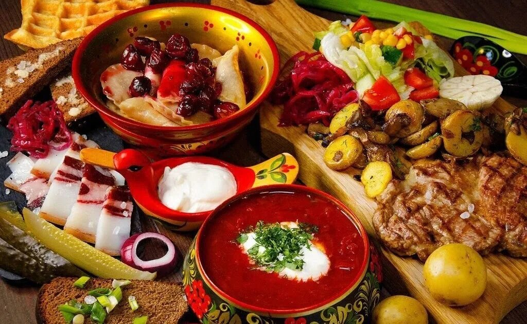 Основные блюда русской кухни