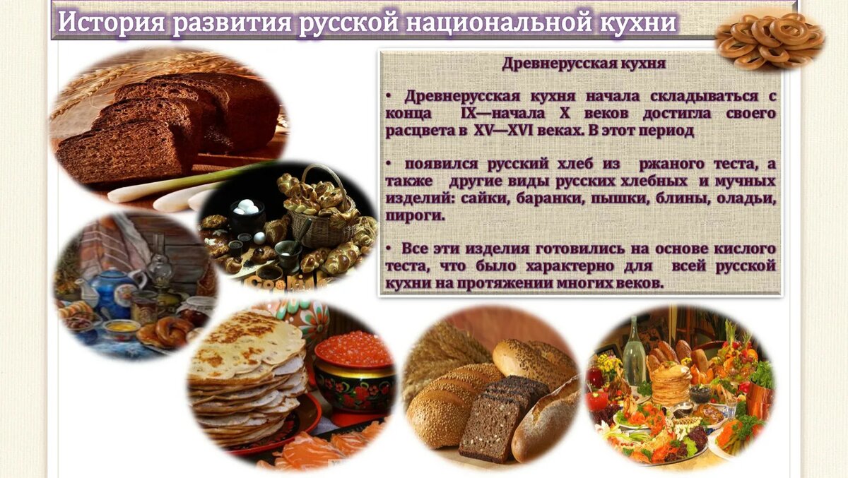История развития русской кухни