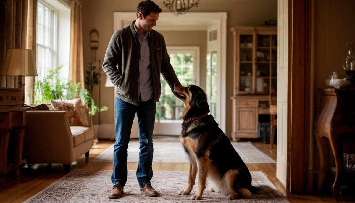 парень приехал домой