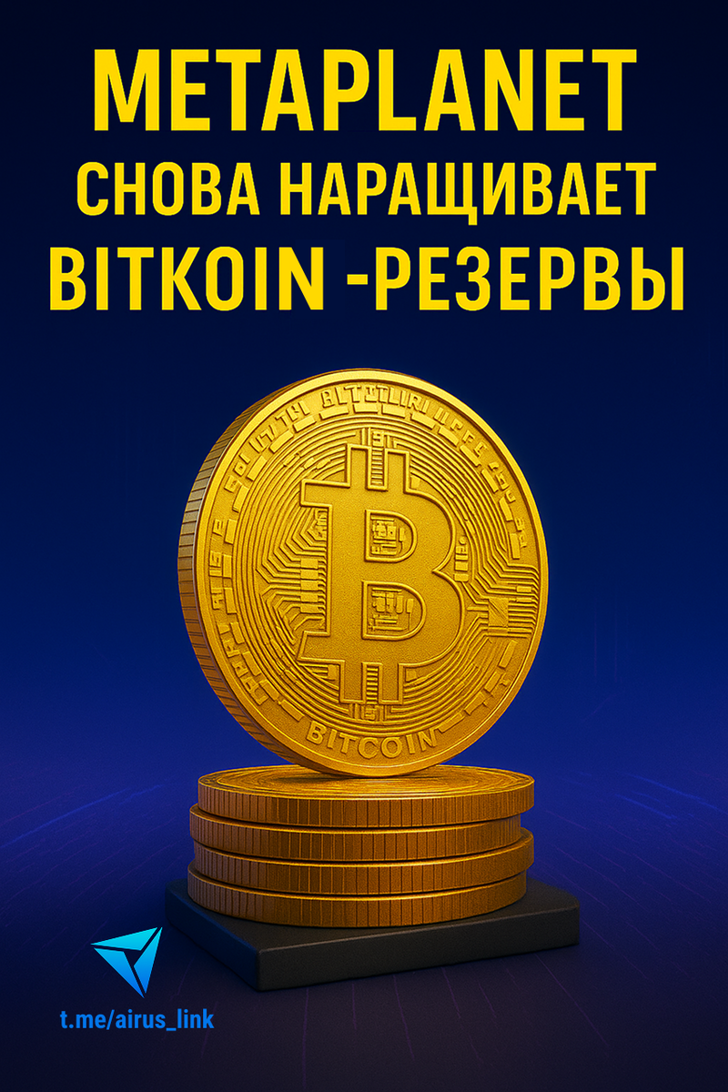 Metaplanet снова наращивает биткойн-резервы